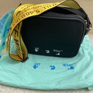 Men’s Off-White Crossbody Nylon Bag